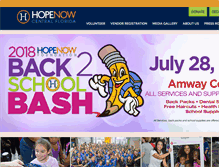 Tablet Screenshot of hopenowinternational.org